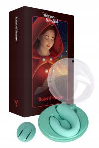 Wibrator Damski Z Pilotem Do Sterowania PleasureBerry green - FairyGasm