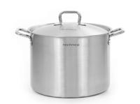 GARNEK WYSOKI 15,4 L STAL NIERDZEWNA 28 CM Z POKRYWKĄ INDUKCJA TECHNICA