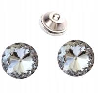 Guziki tapicerskie kryształowe kryształki 25 mm