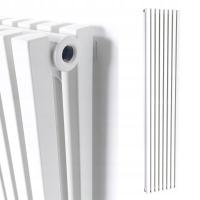 Grzejnik pionowy panelowy SQD 1800x630 biały - podł. dolne środkowe - 2832W