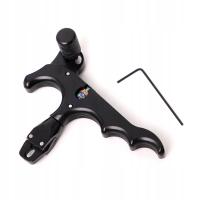 Czarny spust cięciwy na kciuk