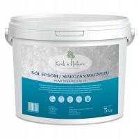 SÓL EPSOM kąpielowa CZYSTY SKŁAD lecznicza regeneracja SIARCZAN MAGNEZU 5kg