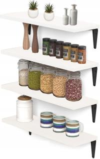 НАСТЕННАЯ ПОДВЕСНАЯ ПОЛКА ЛОФТ НАБОР ИЗ 4 ПРЕДМЕТОВ