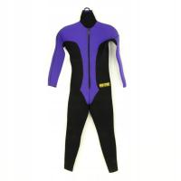 PIANKA DO NURKOWANIA AQUA SPORT CZARNO FIOLETOWY S