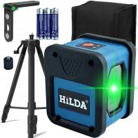 POZIOMICA LASEROWA LASER KRZYŻOWY HILDA BLOKADA WAHADŁA STATYW 1M