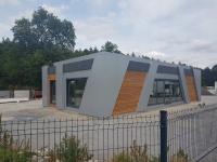 SZYM-BUD стальной зал офис дом с сэндвич-панелью