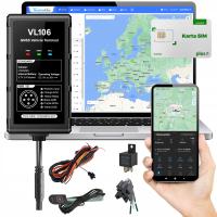 Lokalizator GPS 4G/2G, INS, Auta, Ciężarówki, Odcięcie Zapłonu + Karta SIM