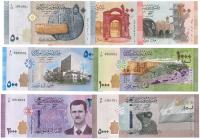 Syria - 50 - 5000 pounds * kompletna seria 7 banknotów