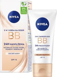 NIVEA 5w1 Krem BB na Dzień – jasny, 50 ml