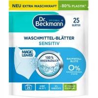 Dr Beckmann Listki Piorące Magic Leaves Sensitiv 5x25 szt.