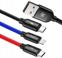 Kabel Baseus USB - Apple Lightning 0,3 m czarny