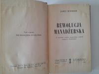 Burnham Rewolucja manadżerska Instytut Literacki Paryż 1958 I wydanie