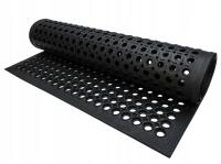 WYCIERACZKA pod Drzwi Mata GUMOWA Wejściowa AŻUROWA z NAJAZDEM 60x90cm RAMP