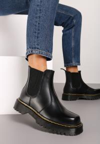 Born2Be Czarne Botki damskie Ekoskóra