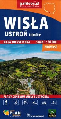 WISŁA USTROŃ I OKOLICE MAPA TURYSTYCZNA 2024/2025 GALILEOS