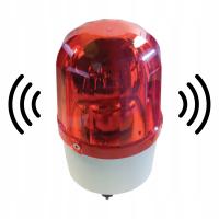 Lampa Ostrzegawcza KOGUT 230V + SYRENA SYGNALIZATOR
