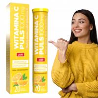 WITAMINA C 1000 MUSUJĄCA rozpuszczalna dla dorosłych suplement diety 20 szt