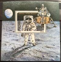 Blok bl 139A** 1989 rocznica lądowania na Księżycu