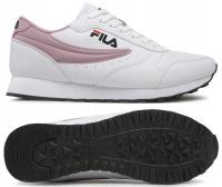 ЖЕНСКАЯ ОБУВЬ FILA ORBIT LOW WOMEN БЕЛЫЕ КОЖАНЫЕ КРОССОВКИ