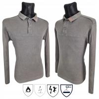 KOSZULKA DŁUGI RĘKA SPAWALNICZA TRUDNOPALNA ATESTY NIEPALNOŚCI UŻYWANA