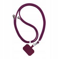 2 PCS Phone Lanyard with Card Wine Red