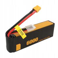 Bateria Lipo 3S 60C 11,1 V 6000 mah Odporna na uderzenia, długa żywotność