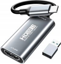 Karta przechwytująca wideo , karta przechwytująca USB C 3.0, HDMI na