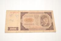 Stary banknot 500 złotych Górnik 1948 antyk ser.AY
