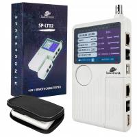 Wielofunkcyjny Tester Kabli Sieciowych LAN RJ45 RJ-11 USB i BNC SP-LT02