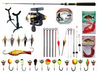 УДОЧКА ДЛЯ ПОДЛЕДНОЙ РЫБАЛКИ, КАТУШКА ДЛЯ ПОДЛЕДНОЙ РЫБАЛКИ, ПОДСТАВКА, АКСЕССУАРЫ - ЗИМА 4