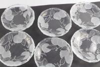 6 talerzyków - Walther Glass