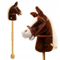 Hobby Horse мягкая голова лошади лошадь на трость 93 см звуки галопа плюш