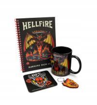 Zestaw prezentowy Stranger Things Hellfire Club kubek 315 ml notes brelok