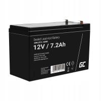 Аккумулятор AGM 12V 7.2 Ah для ИБП панели сигнализации без обслуживания (размер 7Ah)