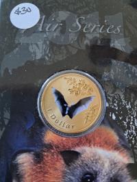 AUSTRALIA 1 $ 2011 Latający Lis kolor Folder