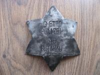 odznaka żydowska getto polizei Krakau 2 wojna