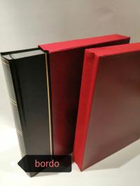 Чехол для класса PREMIUM A4 - 64 бордовый ШР. 58mm