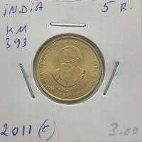 30292. Indie, 5 rupii, 2011r. - okolicznościowa