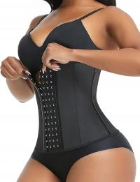 FeelinGirl Wyszczuplający Gorset Lateksowy z 9 Fiszbinami i Płaski Brzuch x