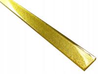 Золотая стеклянная полоса 60 см, декор, стеклянная полоса с блеском 4,8 x 60 см