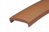 Окантовка мебели PVC профиль C16 светло-коричневый орех