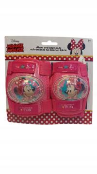 OCHRANIACZE ROWEROWE KOLANA I ŁOKCIE 4 SZT MINNIE