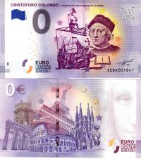 Банкнота 0-евро-Италия 2019-1-Cristoforo Colombo