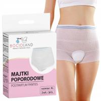 Majtki poporodowe Bocioland wielorazowe bezszwowe 97-104 cm XL 2pak