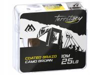 Plecionka przyponowa MIKADO Coated Braid 15.87 kg / 10 m Brązowy