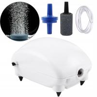 Аквариумный аэратор весь комплект ультра тихий насос 150л / ч 4в1