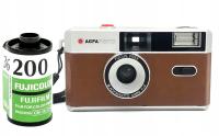 AgfaPhoto Reusable Camera 35mm brown + Fujifilm 200 EC36
