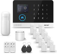 Bezprzewodowy zestaw alarmowy PGST WiFi GSM 4G z syreną