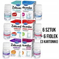 Zakwaska Zakwaski Vivo KULTURY BAKTERII do jogurtu KOMPLET 6 sztuk (fiolek)