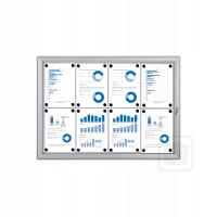 Витрина информационная доска 8xA4-наружная